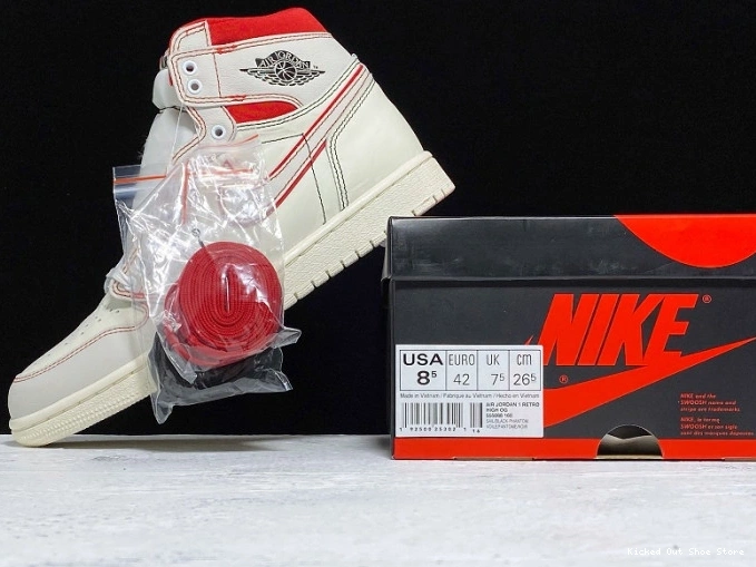 Kicked Out Shoe Store OG Retro Gym 1 Jordan Red High Air 555088-160 